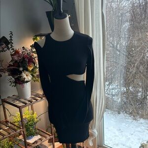 Princess Polly Black Cut-Out Dress